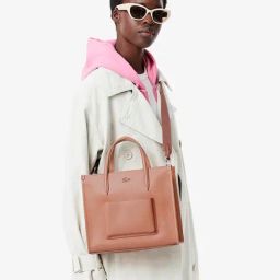 Lacoste Grey Small Chantaco Leather Tote-picture-39