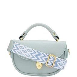 Globus Blueish Grey Textured Medium Sling Handbag-image-23