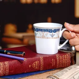 Sonaki White Bone china Tea & Coffee Mug - Set of 6 image 2
