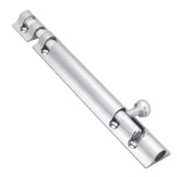 Magmus Towerbolt Anodise 150 mm (6 Inch) Brass Satin Silver Finish, 100772.14-4