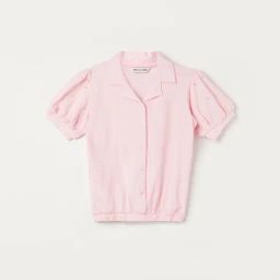 Fame Forever by Lifestyle Girls Light Pink Cotton Textured Top-picture-22