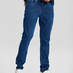 Snitch Men Classic Mid-Rise Stretchable Jeans-image-85