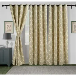 Swayam Sigma 5 ft. Eyelets Window Curtains - Set of 2-15