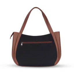 ZOUK Jet Black Black Printed Luna Shoulder Bag image 4