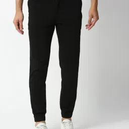 Thomas Scott Black Zed Regular Fit Trackpants-image-78