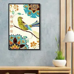 999Store Multicolor Canvas Wall Painting Panel With Fibre Frame-7