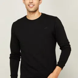 Fame Forever by Lifestyle Black Cotton Regular Fit Sweatshirt-32