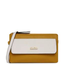 KLEIO Mustard Solid Medium Sling Handbag-image-73