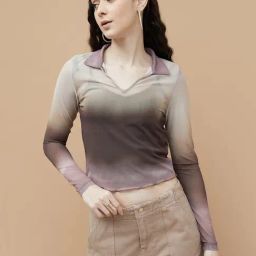 Ginger by Lifestyle Brown Polyester Regular Fit Printed Top-picture-16