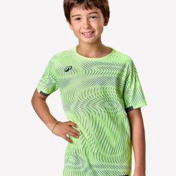 Kipsta By Decathlon Boys Neon Yellow Short-Sleeved Football T-Shirt-image-75