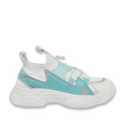 Pantaloons Junior White & Blue Lace Up Shoes-image-52