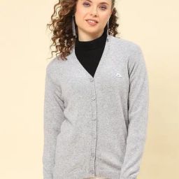 Monte Carlo Grey Wool Textured Cardigan-6
