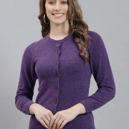 Monte Carlo Purple Wool Textured Cardigan-picture-45