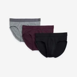 WES Lounge by Westside Multicolour Cotton Briefs- Pack of 3-picture-23