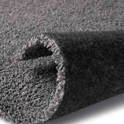 Obsessions Dark Grey Polyester Solid Carpet - Extra Large image 4