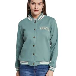 METTLE Olive Solid Regular Fit Jacket-image-32