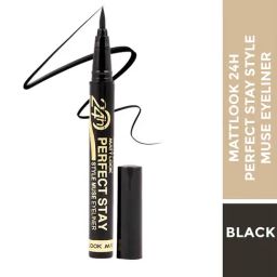 Matt Look 24H Perfect Stay Style Muse Eyeliner Black - 1 gm-48