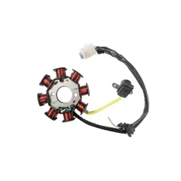 Deutsche Stator/Coil Plate Assembly for Hero Splendor iSmart ES, KS (Left Crank Case) (2013 Model), DEUS-1356K-7