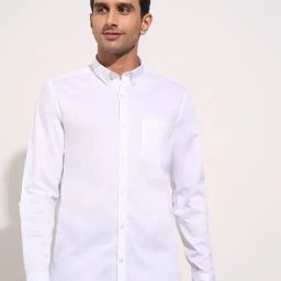 Peregrine By Pantaloons White Relaxed Fit Shirt-picture-11