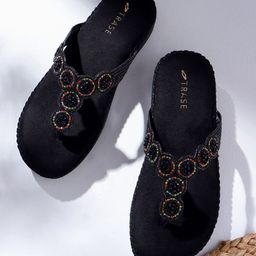 TRASE Women Open Toe Flats-57