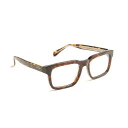 Opium Lightweight Stylish Brown Rectangular Optical Frames for Men-image-49