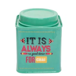 Chumbak Chai Time Green Storage Container - Set of 1 image 2