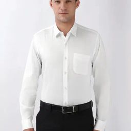 Peter England white Print Shirts-image-7