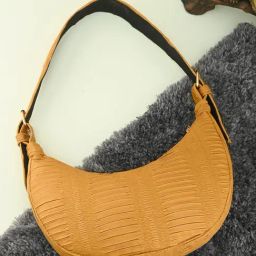 Gaurapakhi Coffee Brown Medium Textured Hobo Bag-37