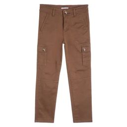 Cantabil Kids Brown Solid Jeans-picture-16