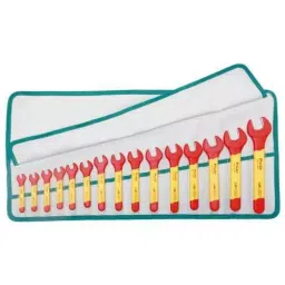 Pro'sKit PK-2811M 15 PCS 1000V Insulated Single Open End Wrench Set-9