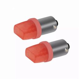 AllExtreme EXB9BR2 BA9S LED Parking Light Super Bright Car Interior License Plate Wedge Dome Trunk Dashboard Bulb for Car Bike and Motorcycle (3W, Red, 2 PCS)-image-100