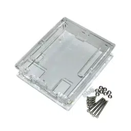 TECHDELIVERS Transparent Acrylic Glossy Case Enclosure Box For Arduino UNO, 1012XRDF49T-32