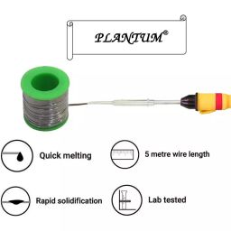 PLANTUM Combo Type 7 Beginner Pack Soldering Iron Kit 25 W Simple (Flat Tip) image 3