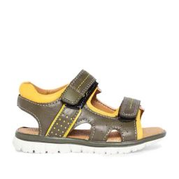 Pantaloons Junior Olive & Beige Floater Sandals-image-53