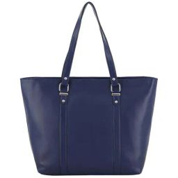 Toteteca Blue Solid Medium Tote Handbag-34