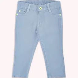 Pantaloons Junior Blue Cotton Regular Fit Jeans-picture-35