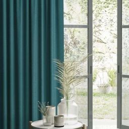 DDecor Green Polyester Door Curtain (7 ft.) - Set of 1-31