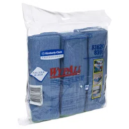 Wypall 210x205 cm Blue Microfiber Cloth Pack of 6 Pcs-44