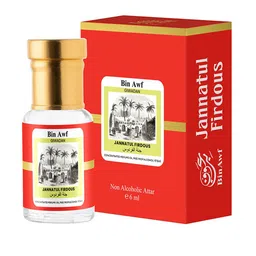 BinAwf Jannatul Firdous Long Lasting  Attar - 6 ml image 2