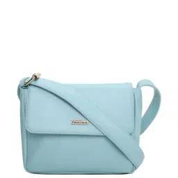 Fastrack Blue Solid Small Sling Handbag-image-71