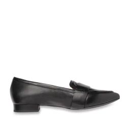 Geox Women's D Charyssa Black Leather Casual Loafers-image-107