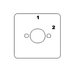 Kaycee AC Rotary Cam Switch Two Way, No Off 60° 12 Amp 2 Pole, 2T26BGB image 2