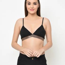 Da Intimo Black Non Wired Padded Bralette-39