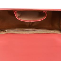 KLEIO Peach-Coloured Unique Shaped Sling Bag image 3
