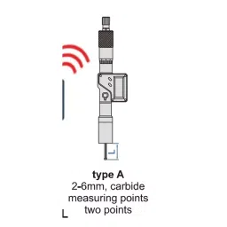 Insize A Type Digital Internal Micrometer Two Points 2.5-3 mm Range, 3113-3WL image 2