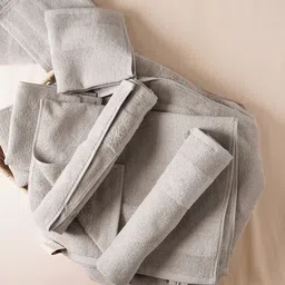 Pure Home and Living 4-Pcs Grey Sheared HandTowels-image-64