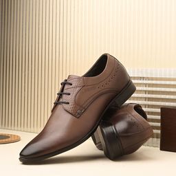 Valentino Men Leather Formal Derbys-image-49