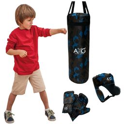 Axg New Goal Clash Kid Boxing Kit - Blue-16