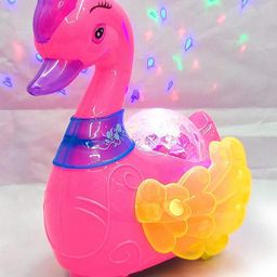 sanjary Swan Electric Toy Colourful Lights Music Toys for Kids (Color May Vary)-25