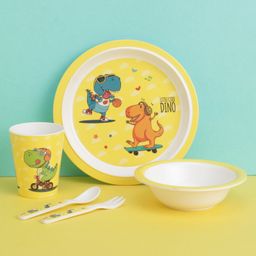 Baby Dinner Set Maria Mermaid Animal Print (Colour & Print May Vary)-13